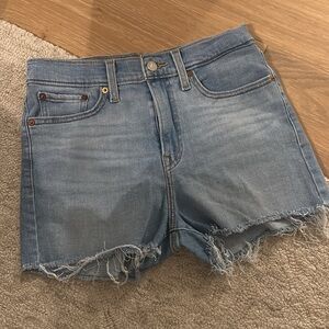 Levi's Light Blue Jean Shorts